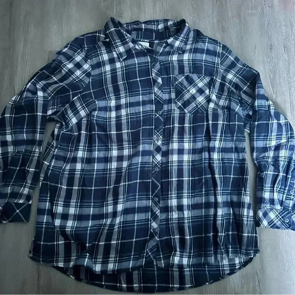 Women’s Sonoma Plaid Button Down Shirt Size 2XL XXL - Picture 1 of 3